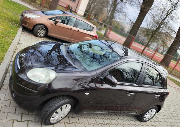 Nissan Micra cena 21000 przebieg: 81851, rok produkcji 2013 z Częstochowa małe 67